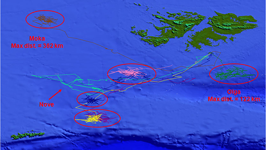 Map of 2010 close tracks